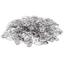 100 Pieces 3.2 x 1.5 cm Single Hole D Ring Picture Frame Hangers Hooks Wall Hangers Heavy Duty D Ring Picture Hangers