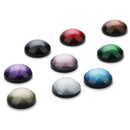 30 Pieces Half Round Flatback Resin Embellishment 12mm DIY Shining Cabochon Resin New Arrival DIY Decoration Clothing Bag Decoration