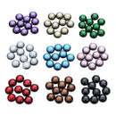 30 Pieces Half Round Flatback Resin Embellishment 12mm DIY Shining Cabochon Resin New Arrival DIY Decoration Clothing Bag Decoration