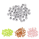 50 Pieces 11mm Acrylic Round Basketball Beads Large hole Spacer Beads fit European Charms Bracelet Necklace Jewelry Making