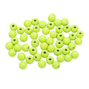 50 Piece Tennis Round Acrylic Loose Spacer Large Hole Beads Accessories Findings for Jewelry Making Crafts 11mm