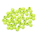 50 Piece Tennis Round Acrylic Loose Spacer Large Hole Beads Accessories Findings for Jewelry Making Crafts 11mm