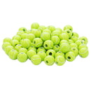 50 Piece Tennis Round Acrylic Loose Spacer Large Hole Beads Accessories Findings for Jewelry Making Crafts 11mm