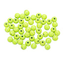 50 Piece Tennis Round Acrylic Loose Spacer Large Hole Beads Accessories Findings for Jewelry Making Crafts 11mm