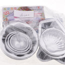 7 Set Aluminum Bath Bombs Mold including Starfish/ Shell /Half Round Mould Bath Bombs Molds / Shrink Bags/ Capper /Bath Toys for Homemade Bath Bombs DIY Craft
