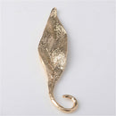 6 Piece Gold Alloy Leaves Buttons Wedding Jewelry Making Findings for DIY Bridal Hair Accessories