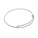 6 Pieces Brass Sliver Plated Adjustable Wire Bracelets Blanks, Expandable Wiring Bangle Bracelet DIY Craft