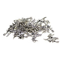 20 Pieces Halloween Charms Antique Silver Halloween Craft Supplies Charms Witch on Broomstick Pendants for Crafting, Jewelry Findings Making Accessory For DIY Necklace Bracelet