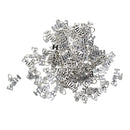 50 Pack 17 x 9.5 mm Upper Case Faith Letter Charms with Jump Rings fit Pendant, Key Chains, Key Rings, Choker, Necklace, Bracelet, Bag Charms, etc
