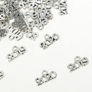 100 Pieces Alloy 2018 2019 2020 Pendants Charms for DIY New Year XMAS Bracelet Necklace Earrings Phone Hanging Charms Decoration