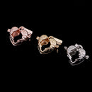 3 Pieces Heart Shape Pearl Bead Cage Pendant Cage Charms Findings for DIY Necklace Bracelet Earrings Jewelry Making Accessories