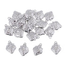 20Pcs Stainless Steel Strawberry Charms Pendant For DIY Jewelry Making Craft