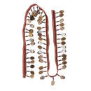 1 Yard Ethnic Sequin Shell Beaded Tassel Edging Fringe Trim for Sewing DIY Craft Millinery Clothing Decoration