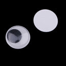 Coloured Wiggle Googly Wiggly Google Eyes with Eyelashes & White Black Wiggle Googly Eyes 306 Assorted Sizes and Colours - 7mm 10mm 50mm