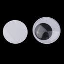 150 Pieces 12mm Black Wiggle Googly Eyes ( no adhesive ) with Self-adhesive 15mm Black Wiggle Googly Eyes DIY Dolls Kids Crafts Making Accessories
