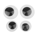 62 Pieces Mixed Movable Wiggly Eyes For Doll Dog Bear Eye Decor Crafts DIY