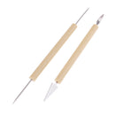5 Pieces Carving Clay Sculpting Hand Tools Modeling Sculpting Tool Plastic Handle Pottery Carving Tool Set Silicone Rubber Shapers Polymer Modeling