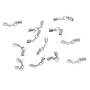12 Pieces Leather Round Thong Necklace Bracelet Cord Lobster Clasps DIY Crafts