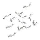 12 Pieces Leather Round Thong Necklace Bracelet Cord Lobster Clasps DIY Crafts