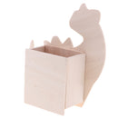 DIY Wooden Dinosaur Pen Holder Photo Frame Clay Color Mud Crafts Accessories