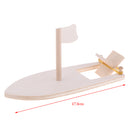 Unfinished Wood Wooden Sailboat Model for Kids Painting Craft Children Toys for Painting Wood Crafts