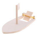 Unfinished Wood Wooden Sailboat Model for Kids Painting Craft Children Toys for Painting Wood Crafts