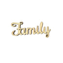 Wooden Family Words Creative Development Decorative Party Sweet Family DIY Gift For House Room DIY Creative Decoration Crafts Pack of 10 Pcs