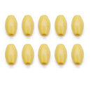 200 Pieces Dyed Yellow Wooden Barrel Beads Jewelry Making Charms DIY Bracelet Necklace Craft Handmade Accessories 10mm