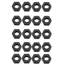 20pieces Sexangle Shape Crafts Beads Wood Loose Spacer Beads Natural Macrame Curtain DIY Supply 29x30mm Black