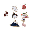 6 Pieces Alloy Rhinestone Embellishments Clear Flatback Rhinestone Buttons