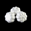 10 Pieces 3.15 x 2.56" White Smooth Polystyrene Foam Craft Halloween Punpkin for Arts & Crafts Christmas Halloween Party Decor Science Modeling and School Projects