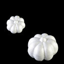 10 Pieces 3.15 x 2.56" White Smooth Polystyrene Foam Craft Halloween Punpkin for Arts & Crafts Christmas Halloween Party Decor Science Modeling and School Projects