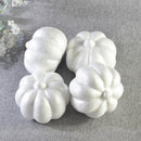 10 Pieces 3.15 x 2.56" White Smooth Polystyrene Foam Craft Halloween Punpkin for Arts & Crafts Christmas Halloween Party Decor Science Modeling and School Projects