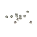 50 Pieces Tibetan Silver Coin Tree Of Life Spacer Metal Beads Jewelry Making