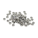 50 Pieces Tibetan Silver Coin Tree Of Life Spacer Metal Beads Jewelry Making