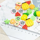 22 Pieces Lots Mixed DIY Flatbacks Resin Flat Back Pitaya Orange Apple Watermelon Carambola Banana Kiwi Cabochon Buttons Scrapbooking Slime Charm DIY Embellishment Craft
