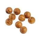 50Pieces Natural Round Wooden Spacer Bead DIY Jewelry Making Burlywood 12mm