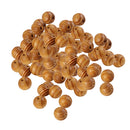 50Pieces Natural Round Wooden Spacer Bead DIY Jewelry Making Burlywood 12mm