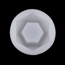 3D Hexagonal Shaped Silicone Mold Candlestick Plaster Concrete Flower Pot Mould Home Crafts Succulent Plants Decorations Handmade Candle Holder Mould Fondant Cake Mold