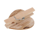 20Piecesvintage wooden mini pegs craft wood colour photo hanging spring clips
