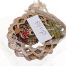 Pack of 6 Mixed Christmas Xmas Tree Pendants Hanging Santa Claus Elk Snowman Bauble Crafts Wooden Christmas Decoration Home Party Decor Favours Wooden Hanging Crafts