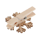 20 Pieces Mini Wooden Pegs Tiny Small Craft Christmas Wedding Hanging Photo Small Clips Wood Art Card Clips for Scrapbooking Card Making Handmade Crafts
