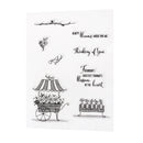 Float and Words Clear Transparent Silicone Stamps for Card Making Decoration and Scrapbooking Diary Paper Album Decor