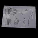 Float and Words Clear Transparent Silicone Stamps for Card Making Decoration and Scrapbooking Diary Paper Album Decor