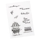 Float and Words Clear Transparent Silicone Stamps for Card Making Decoration and Scrapbooking Diary Paper Album Decor