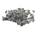 100 Pieces Mini Charms Antique Silver Leaves Shape Pendant Handmade Hanging Crafts for DIY Fashion Vintage Choker Necklace Bracelet Accessories