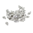 50 Pieces Alloy Oval "Hand Made" Pendant Charms Jewelry Making Findings Tag for DIY Necklace Bracelet Earrings Hair Accessories