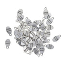 50 Pieces Alloy Oval "Hand Made" Pendant Charms Jewelry Making Findings Tag for DIY Necklace Bracelet Earrings Hair Accessories