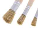 3 Pieces/set Round Wooden Handle Oil Painting Acrylic Painting Brush Brushes Painting Tools for Kids Children Artist