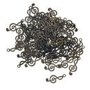 50 Pieces Charms Musical Note Designs 26*10mm Antique Bronze Plated Pendants Vinatge Jewelry Making DIY Handmade Craft Findings Accessories